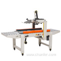 Small carton sealer packaging machine with side conveyor